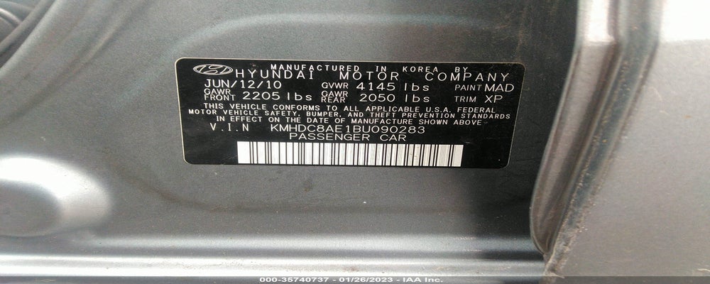 KMHDC8AE1BU090283 2011 HYUNDAI ELANTRA TOURING photo no. 9
