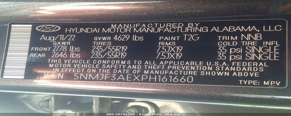 5NMJF3AEXPH161660 2023 HYUNDAI TUCSON photo no. 9