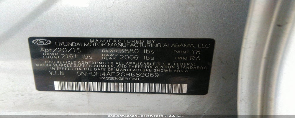 5NPDH4AE2GH680069 2016 HYUNDAI ELANTRA photo no. 9