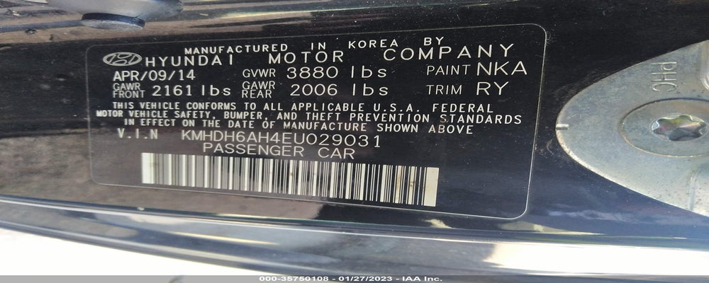 KMHDH6AH4EU029031 2014 HYUNDAI ELANTRA COUPE photo no. 9