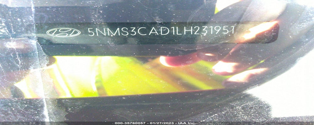 5NMS3CAD1LH231951 2020 HYUNDAI SANTA FE photo no. 9