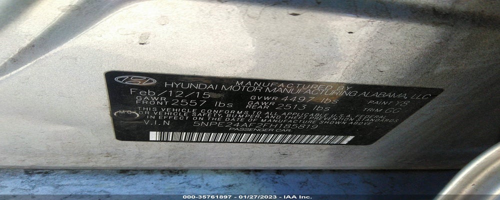 5NPE24AF2FH185819 2015 HYUNDAI SONATA photo no. 9