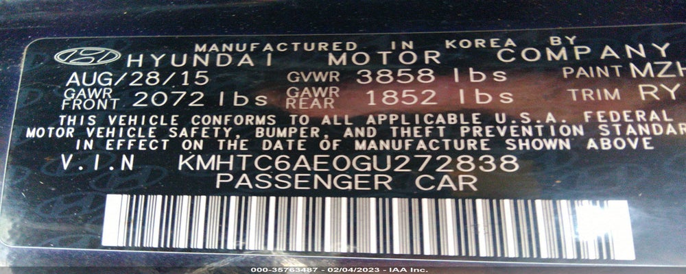 KMHTC6AE0GU272838 2016 HYUNDAI VELOSTER photo no. 9