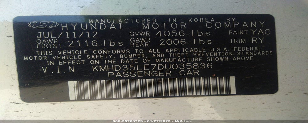 KMHD35LE7DU035836 2013 HYUNDAI ELANTRA GT photo no. 9