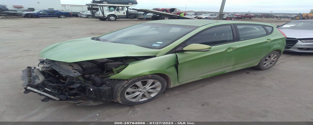 KMHCU5AE5EU167636 2014 HYUNDAI ACCENT photo no. 2