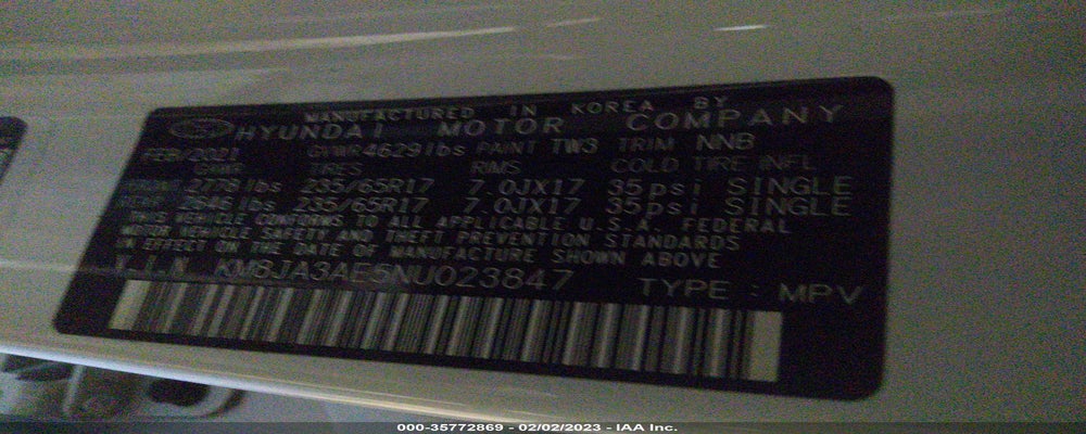 KM8JA3AE5NU023847 2022 HYUNDAI TUCSON photo no. 9