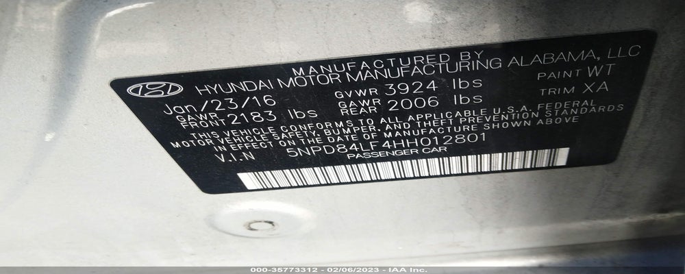 5NPD84LF4HH012801 2017 HYUNDAI ELANTRA photo no. 9