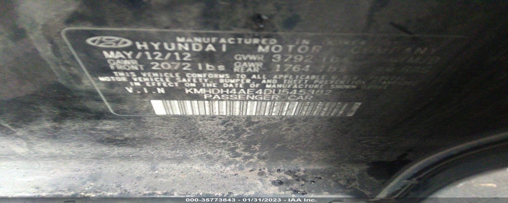 KMHDH4AE4DU545382 2013 HYUNDAI ELANTRA photo no. 9