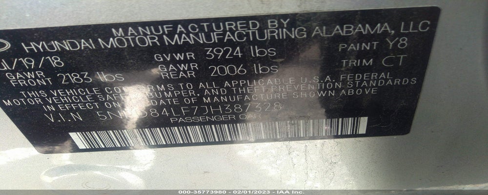 5NPD84LF7JH387328 2018 HYUNDAI ELANTRA photo no. 9