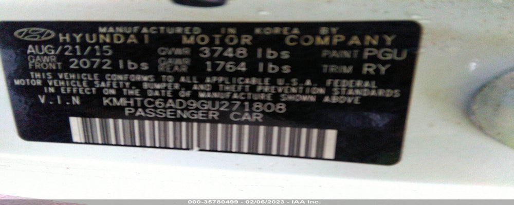 KMHTC6AD9GU271808 2016 HYUNDAI VELOSTER photo no. 9