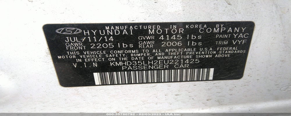 KMHD35LH2EU221425 2014 HYUNDAI ELANTRA GT photo no. 9