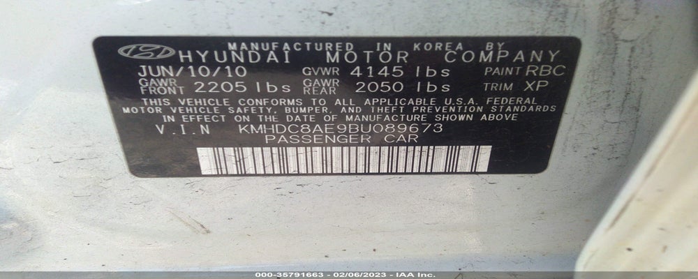 KMHDC8AE9BU089673 2011 HYUNDAI ELANTRA TOURING photo no. 9