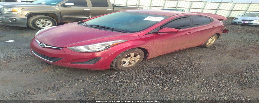 5NPDH4AE6EH531404 2014 HYUNDAI ELANTRA photo no. 2