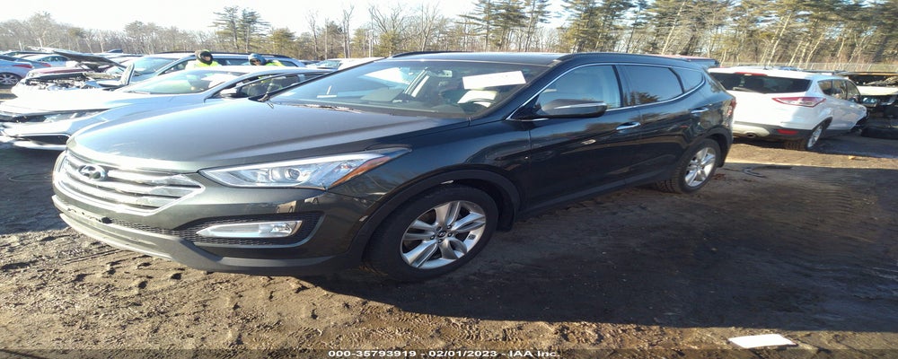 5XYZUDLA2DG025991 2013 HYUNDAI SANTA FE photo no. 2