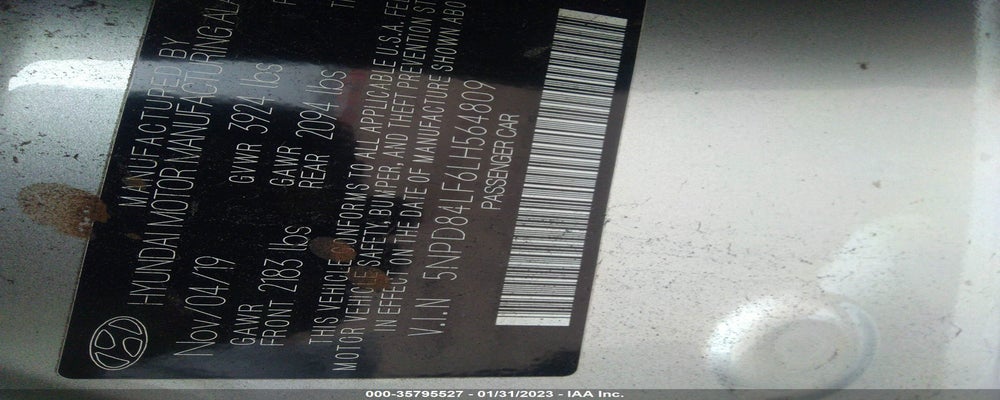 5NPD84LF6LH564809 2020 HYUNDAI ELANTRA photo no. 9