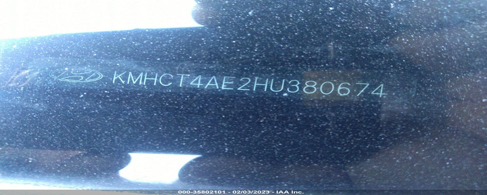 KMHCT4AE2HU380674 2017 HYUNDAI ACCENT photo no. 9