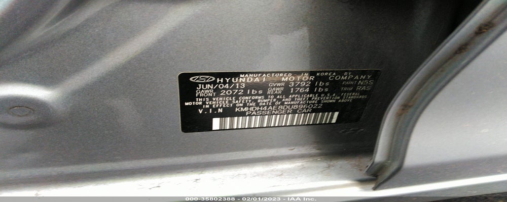 KMHDH4AE8DU896022 2013 HYUNDAI ELANTRA photo no. 9