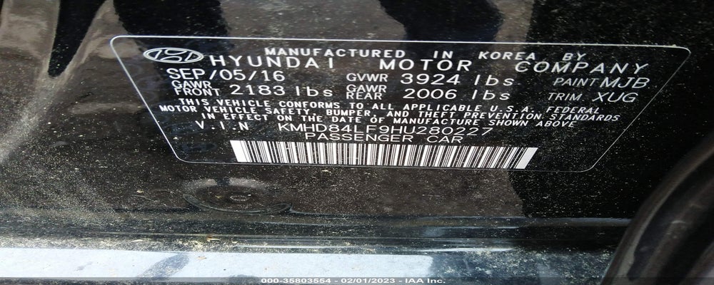 KMHD84LF9HU280227 2017 HYUNDAI ELANTRA photo no. 9