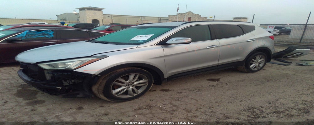 5XYZUDLA1DG057959 2013 HYUNDAI SANTA FE photo no. 2