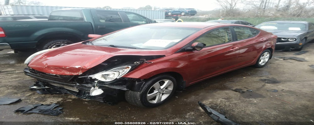 KMHDH4AE4CU467023 2012 HYUNDAI ELANTRA photo no. 2