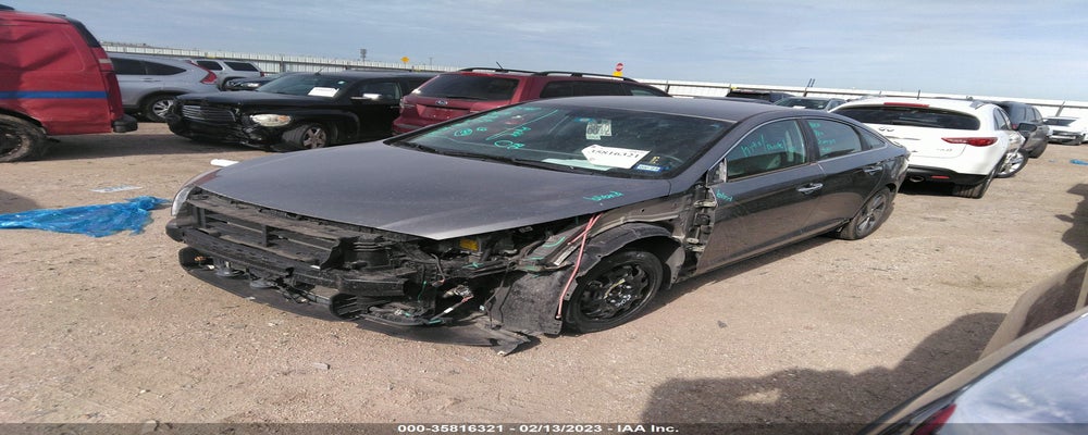 KMHE34L18HA057590 2017 HYUNDAI SONATA HYBRID photo no. 2