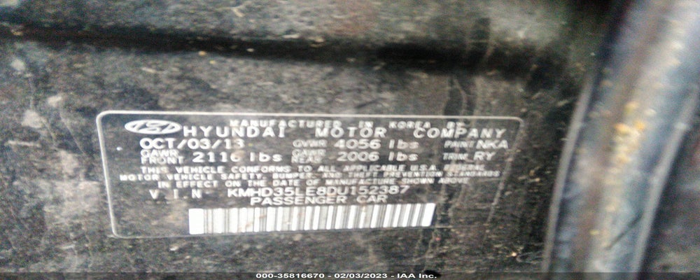 5npdh4aexbh002307 2011 HYUNDAI ELANTRA photo no. 9