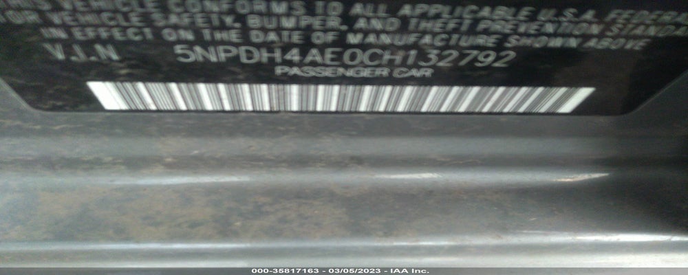 5NPDH4AE0CH132792 2012 HYUNDAI ELANTRA photo no. 9