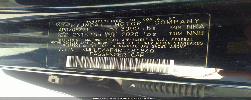 KMHLR4AF4MU181840 2021 HYUNDAI ELANTRA photo no. 9