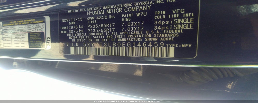 5XYZT3LB0EG146459 2014 HYUNDAI SANTA FE SPORT photo no. 9