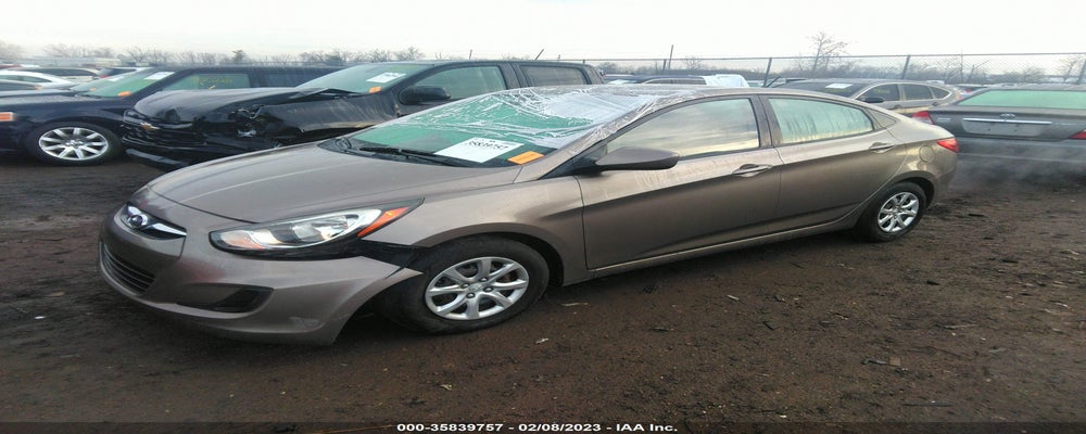 KMHCT4AE7DU447442 2013 HYUNDAI ACCENT photo no. 2