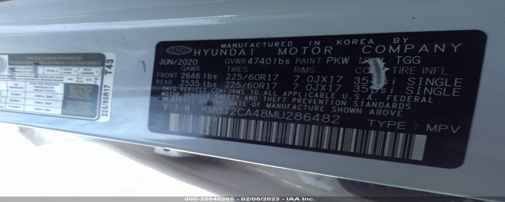 KM8J2CA48MU286482 2021 HYUNDAI TUCSON photo no. 9