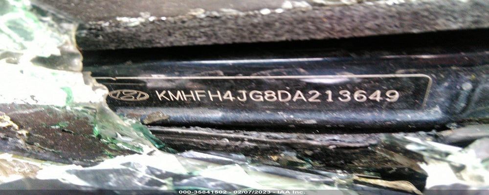 KMHFH4JG8DA213649 2013 HYUNDAI AZERA photo no. 9