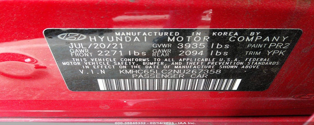 KMHC65LC2NU267358 2022 HYUNDAI IONIQ HYBRID photo no. 9