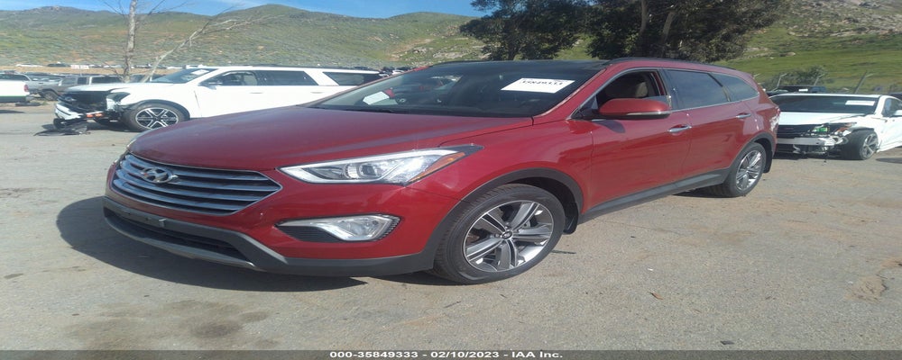 KM8SR4HF0EU041383 2014 HYUNDAI SANTA FE photo no. 2