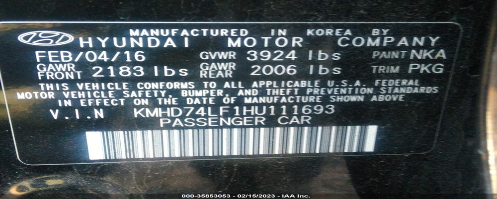 KMHD74LF1HU111693 2017 HYUNDAI ELANTRA photo no. 9