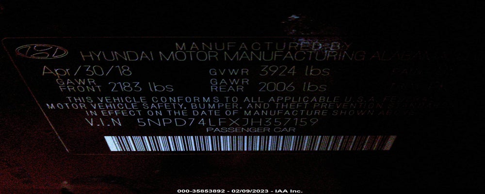 5NPD74LFXJH357159 2018 HYUNDAI ELANTRA photo no. 9