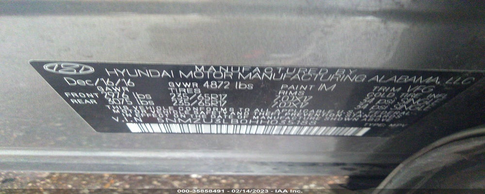 5NMZU3LB0HH035188 2017 HYUNDAI SANTA FE SPORT photo no. 9