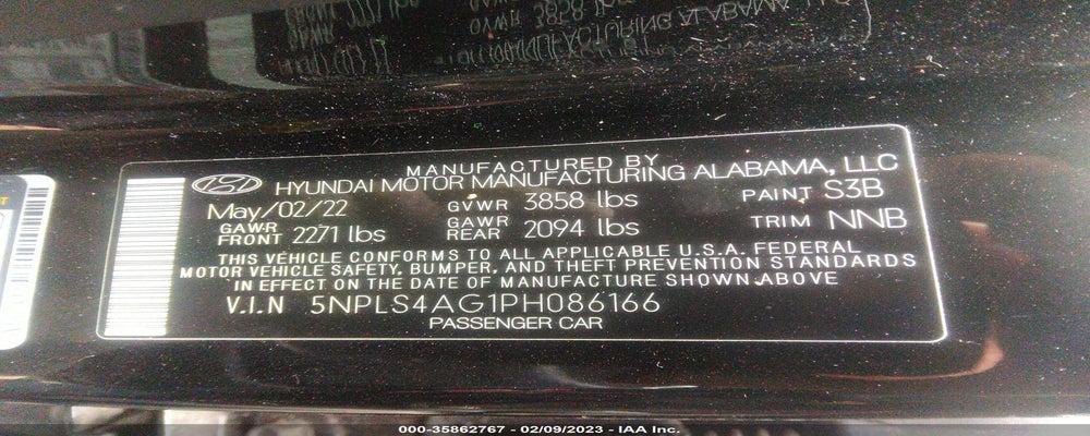 5NPLS4AG1PH086166 2023 HYUNDAI ELANTRA photo no. 9