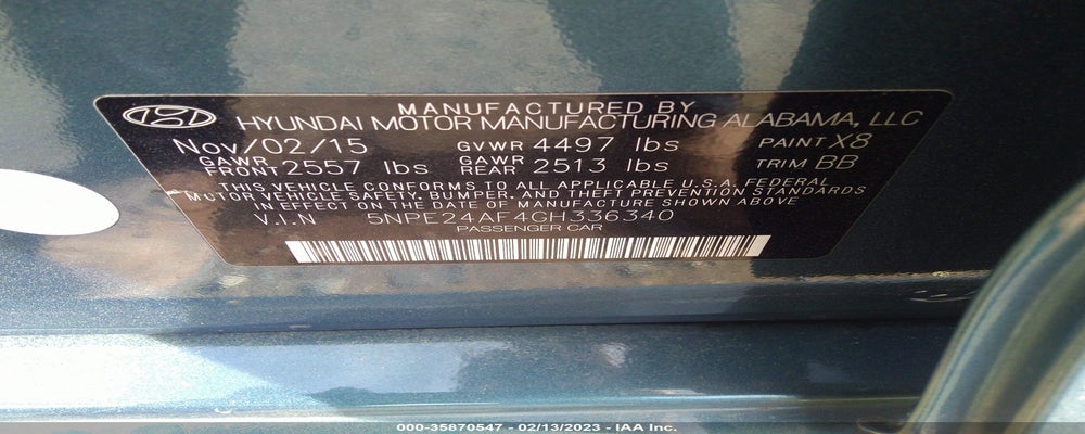 5NPE24AF4GH336340 2016 HYUNDAI SONATA photo no. 9