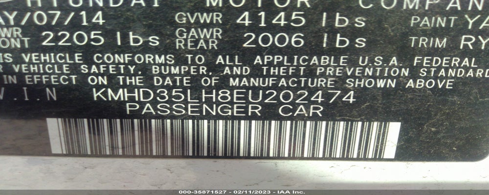 KMHD35LH8EU202474 2014 HYUNDAI ELANTRA GT photo no. 9