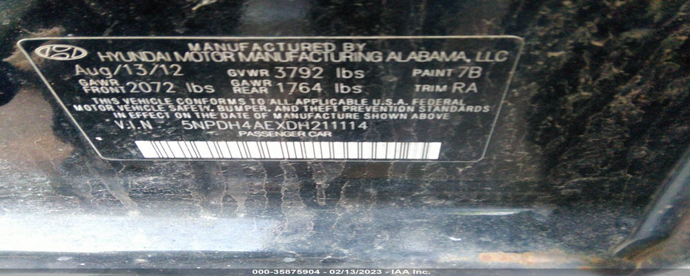 5NPDH4AEXDH211114 2013 HYUNDAI ELANTRA photo no. 9