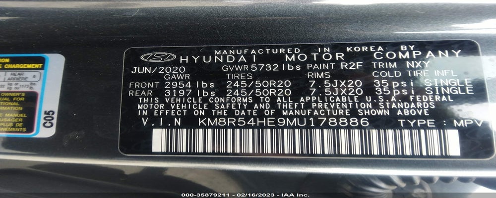 KM8R54HE9MU178886 2021 HYUNDAI PALISADE photo no. 9