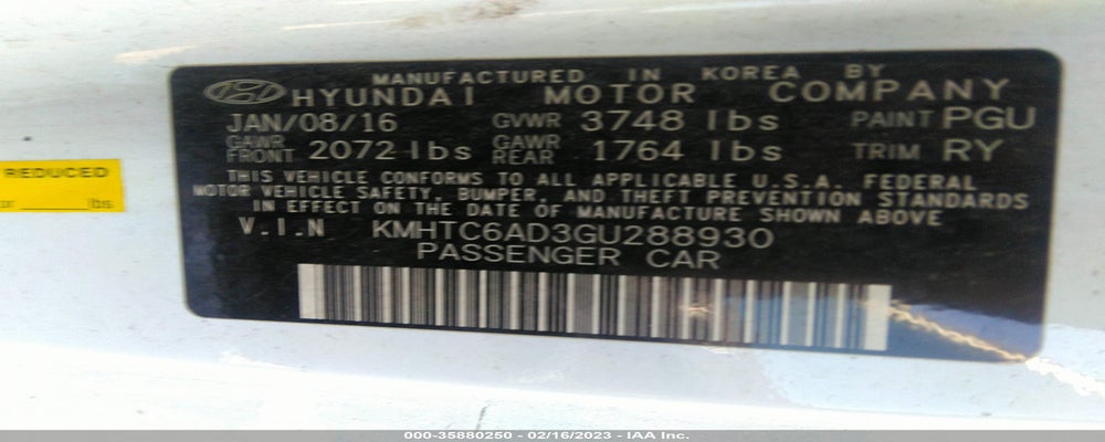 KMHTC6AD3GU288930 2016 HYUNDAI VELOSTER photo no. 9