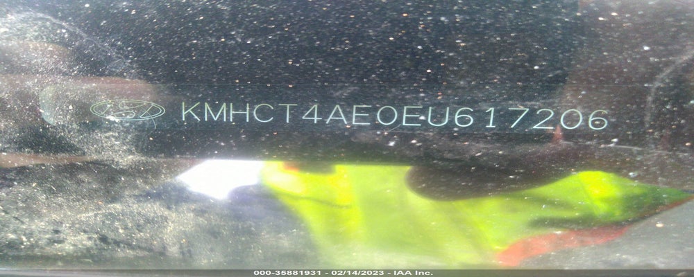 KMHCT4AE0EU617206 2014 HYUNDAI ACCENT photo no. 9