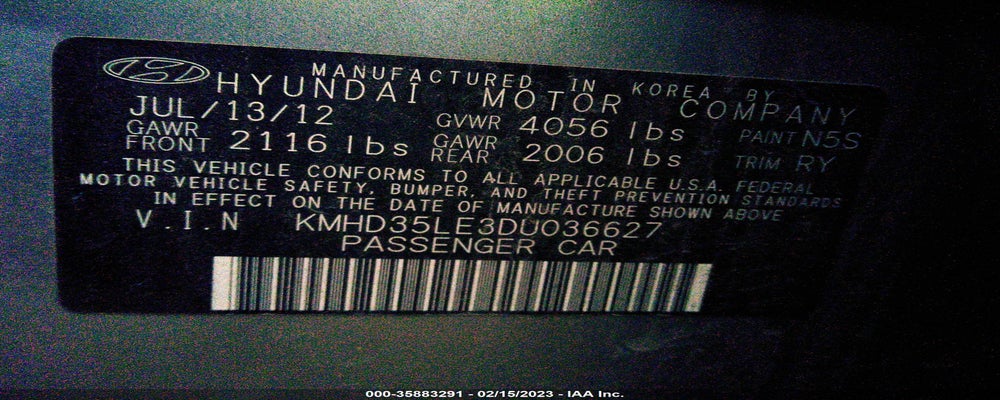KMHD35LE3DU036627 2013 HYUNDAI ELANTRA GT photo no. 9