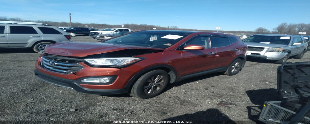 5XYZUDLB3DG047989 2013 HYUNDAI SANTA FE SPORT photo no. 2