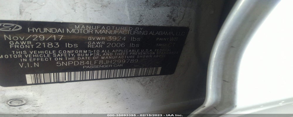 5NPD84LF8JH299789 2018 HYUNDAI ELANTRA photo no. 9