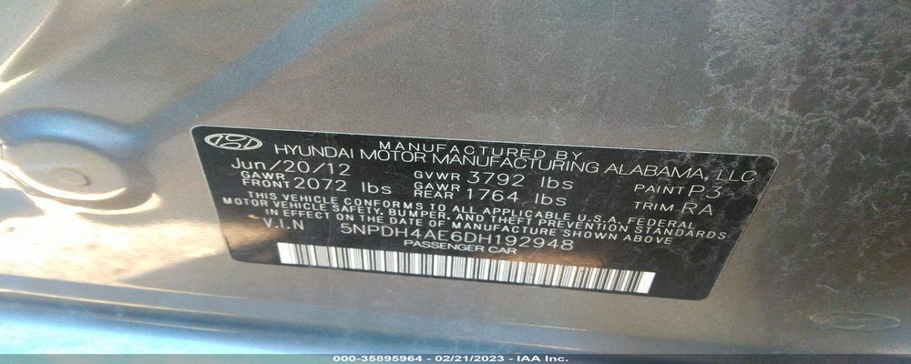 5NPDH4AE6DH192948 2013 HYUNDAI ELANTRA photo no. 9