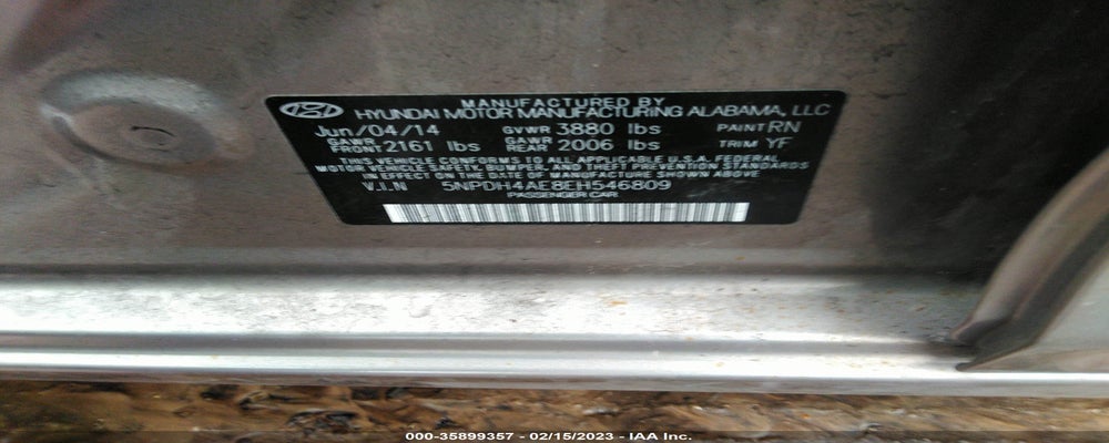 5NPDH4AE8EH546809 2014 HYUNDAI ELANTRA photo no. 9