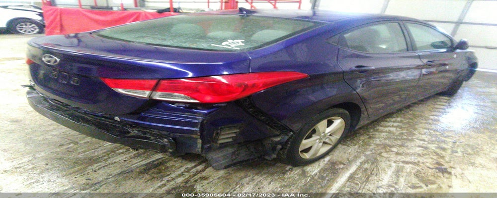5NPDH4AEXCH136655 2012 HYUNDAI ELANTRA photo no. 4
